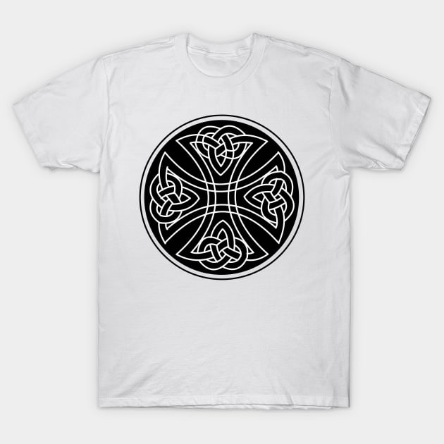 Celtic design round T-Shirt by Hobbsy74